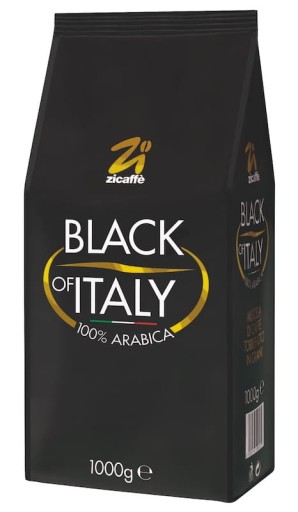 ZICAFFE BLACK OF ITALY 100% ARABICA 1KG